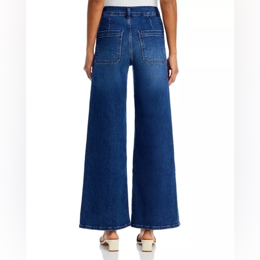 ANINE BING Patch Pocket Cropped Wide Leg Jeans (J4) - Picture 2 of 9